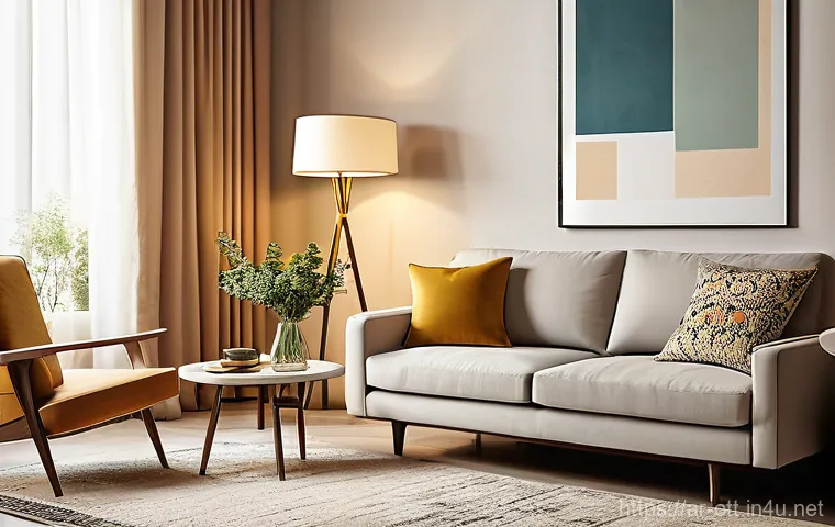 OTT 플랫폼과 스마트 TV 통합 - The Dawn of Personal Entertainment**
A warm, inviting living room in a modern Arab home, bathed in s...